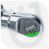 Akumulatora leņķa sprūdrata atslēga ar bezsuku motoru, WUBER, 160 Nm, 1/2" un 3/8", W04620