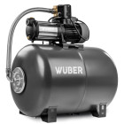 Daudzpakāpju ūdens sūknis ar hidroforu WUBER W11016 100L