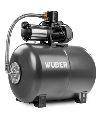 Daudzpakāpju ūdens sūknis ar hidroforu WUBER W11016 100L
