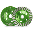 Dimanta kausveida slīpēšanas disks Turbo Wuber, 125 mm