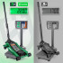 Zema profila hidrauliskais auto domkrats Wuber 3T W22022