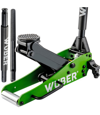 Zema profila hidrauliskais domkrats WUBER 1.5T 90–365 mm W22025