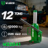 WUBER hidrauliskais pudeļveida domkrats W22041 12T 228-462 mm
