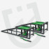 Hidraulisko auto rampu komplekts ar domkratiem, 2 gab., WUBER, 2 t, 240–350 mm, W22055