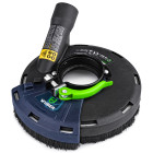Putekļu nosūces aizsargs leņķa slīpmašīnai Wuber 115-125mm