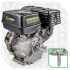 Benzīna dzinējs blietētājiem ar manuālo iedarbināšanu WUBER W41006, 15 HP