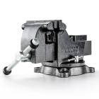 Atslēdznieka skrūvspīles ar laktu, WUBER W50001, 4", 100mm