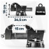 Mašīnista galda skrūvspīles ar laktu WUBER, 6" (150 mm)