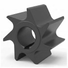 Cilindriskā zobratu frēze Wuber zaru smalcinātājam W94214, 85 x 70 mm