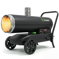Netiešās apkures eļļas sildītājs ar dūmvadu WUBER W16032, 50 kW, 110 mm