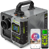 Pārnēsājams dīzeļdegvielas autonomais sildītājs WUBER ar 230 V tīkla barošanu, 0.9–9 kW
