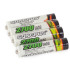 Uzlādējamo akumulatoru komplekts, 4 gab., līdz 2700mAh, AAA R3