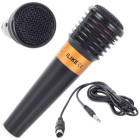 Profesionāls dinamiskais karaoke mikrofons ar vadu