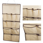 Auduma rotaslietu un aksesuāru organizators skapim, 90x45cm