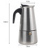 Itāļu moka kanna espresso kafijas pagatavošanai no nerūsējošā tērauda, 300 ml, līdz 6 tasītēm