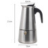 Itāļu moka kanniņa espresso pagatavošanai no nerūsējošā tērauda, līdz 9 tasītēm, 450 ml