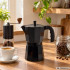 Alumīnija moka kanna kafijas pagatavošanai, melna, 9 tasītēm, 450 ml