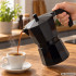 Alumīnija moka kanna kafijas pagatavošanai, melna, 9 tasītēm, 450 ml