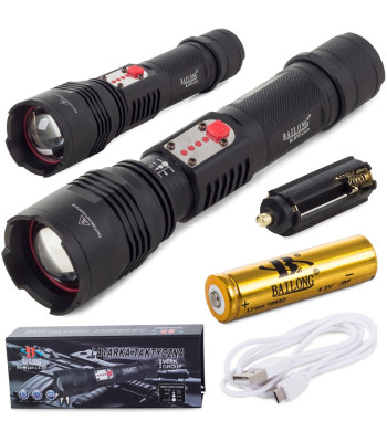 Bailong® taktiskais LED lukturis ar CREE XM-L T6 un zoom, W767