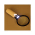 Rokas juvelieru lupa ar LED apgaismojumu, 3x/45x, 75 mm