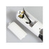 Rokas juvelieru lupa ar LED apgaismojumu, 3x/45x, 75 mm