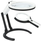 Salokāma juvelieru lupa ar 10 LED, 1,8x 138mm, 5x 25mm