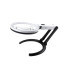 Salokāma juvelieru lupa ar 10 LED, 1,8x 138mm, 5x 25mm