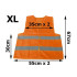 Oranža atstarojoša drošības veste XL