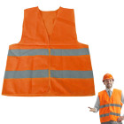 Oranža atstarojoša drošības veste XL