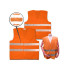 Oranža atstarojošā brīdinājuma veste XXXL