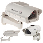 CCTV kameras imitācija ar saules paneli un mirgojošu LED diodi, 21,5 × 9,5 × 7 cm