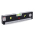 Lāzera līmeņrādis ar mērlenti un LED apgaismojumu, 24,5 × 2,8 × 6 cm