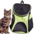 Zaļa transportēšanas mugursoma sunim vai kaķim — 33cm × 30cm × 25cm