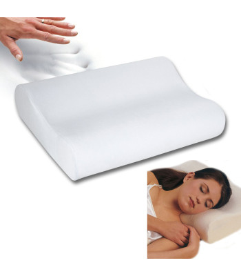 Antialerģisks ortopēdiskais spilvens Memory Pillow, 50 × 30 × 7–10 cm