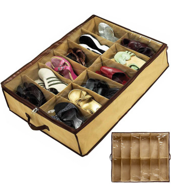 Apavu organizators ar pārvalku 12 pāriem, 70x50x18 cm