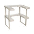 Virtuves skapīša organizators, garšvielu plaukts 2 vienā, regulējams, maks. 31 × 41,5 × 26,5 cm