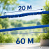 Elastīga dārza šļūtene X-Hose ar smidzināšanas pistoli, 20–60 m