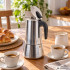 Moka kanniņa espresso kafijas pagatavošanai, nerūsējošais tērauds, 12 tasītēm, 600 ml
