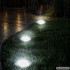 Zemē ievietojamu dārza saules lampu komplekts ar krēslas sensoru – 8 LED, 4 gab.