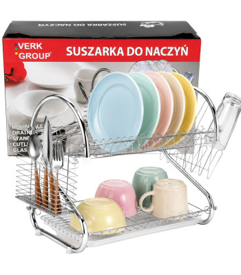 Divlīmeņu brīvi stāvošs trauku žāvētājs