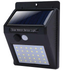 Saules lampa ar kustības un krēslas sensoru, 30 led smd
