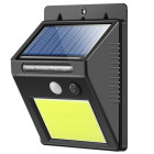 Saules lampa ar krēslas un kustības sensoru, 48 LED COB