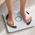 Analītiskie vannas istabas svari ar Bluetooth un ķermeņa parametru analīzi, 180 kg, 28 × 28 × 2 cm