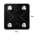 Analītiskie vannas istabas svari ar Bluetooth, stikla platformu, LCD un USB uzlādi, 180 kg, 28 × 28 cm
