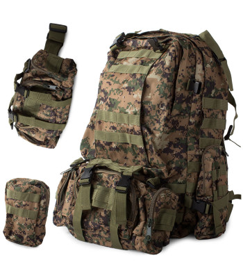 Militārā taktiskā izdzīvošanas mugursoma, 48.5L