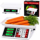 Elektroniskie tirdzniecības svari ar cenu aprēķinu, 40 kg, 2 g