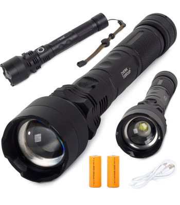 Taktiskais LED lukturis Bailong ar CREE XHP50, zoom funkciju un USB uzlādi, BL-P59-2-P50