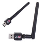 Wi-Fi USB tīkla adapteris ar antenu, melns, 1200Mbps, 14cm, 06194