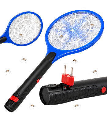 Uzlādējama elektriskā insektu pletne mušām, odiem un citiem lidojošiem kukaiņiem, 52 cm, 21 cm