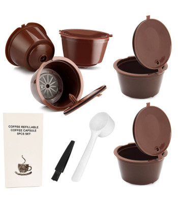 Atkārtoti lietojamas kapsulas Dolce Gusto kafijas automātiem, 5 gab.